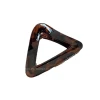 Korean-style simple triangular claw clip for women, grey tortoiseshell spotted high ponytail shark clip at the back of the head, 2024 new style hair clip Item Picture